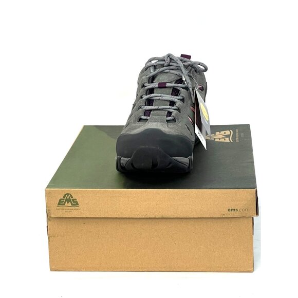 Womens Eastern Mountain Sports  Low EMS Journey Charcoal Hiking Shoes Size 11 EM - Picture 2 of 6